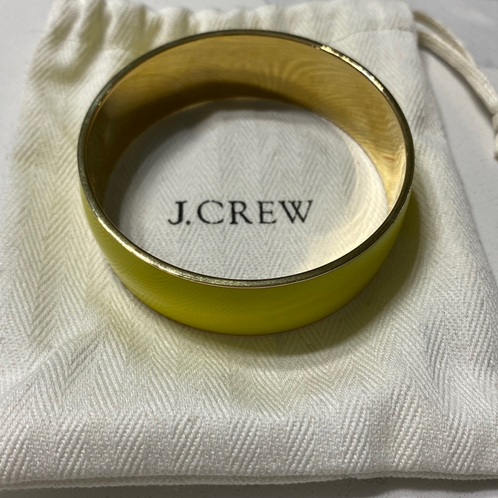J Crew yellow bangle NWOT